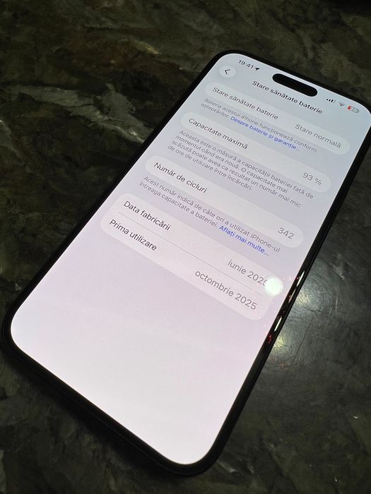 Iphone 16 PLUS ULTRAMARIME 93% sanatate