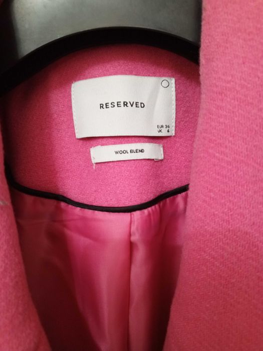 Пальто розовое кашемировое польское