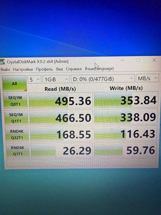 Продам SSD 100% 2.5 SATA, 512гб.