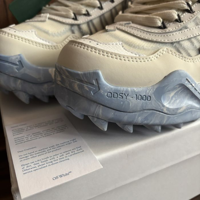 Off-White Odsy 1000 Marble Blue NOI Full Box 41,42,42,44