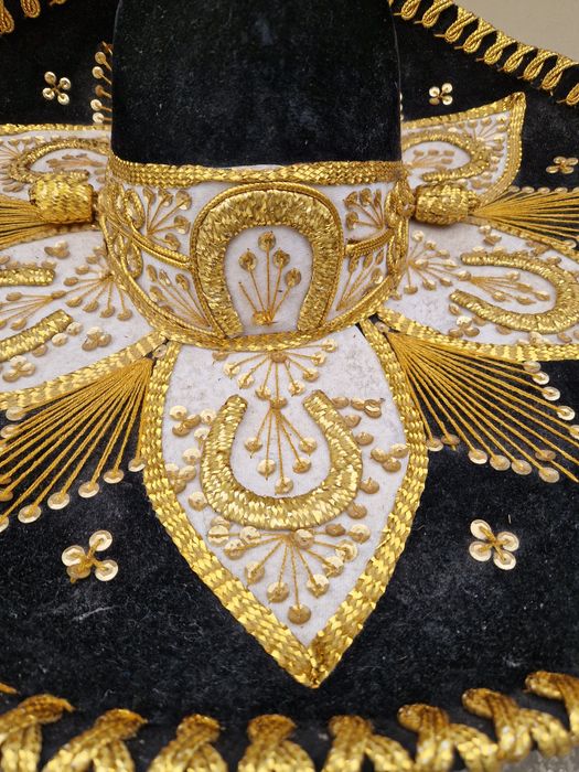 Прекрасно оригинално антикварно мексикански сомбреро