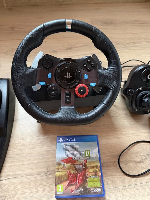 Logitech G29 + Schimbător PS4 PS5 PC | Funcționează perfect + Joc CADOU
