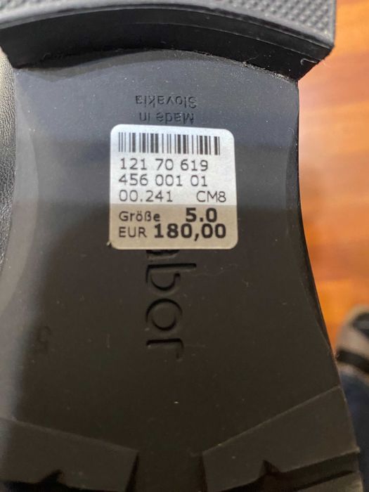 Cizme Piele Damă Gabor (Mărime S/ EU 35/ US 5/ Lungime talpă 22,1 cm)