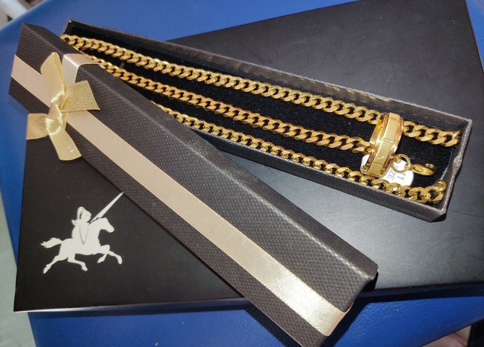 Скидка!Подарочный набор 3 в 1,трос,браслет и кольцо для мужчин