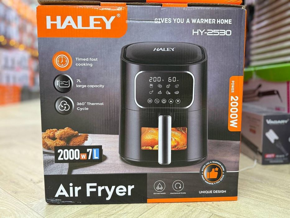 Новый Аэрогриль Haley  7 л Черный