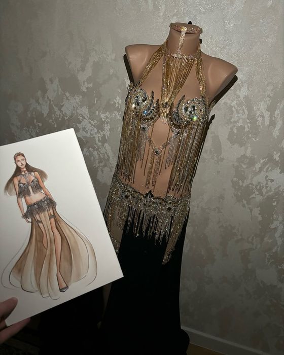 Arabiski kastyum. Arabcha raqs kiyimi