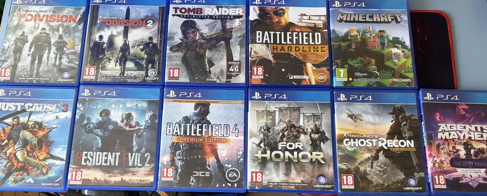 Продавам PlayStation4 Slim + 11 игри