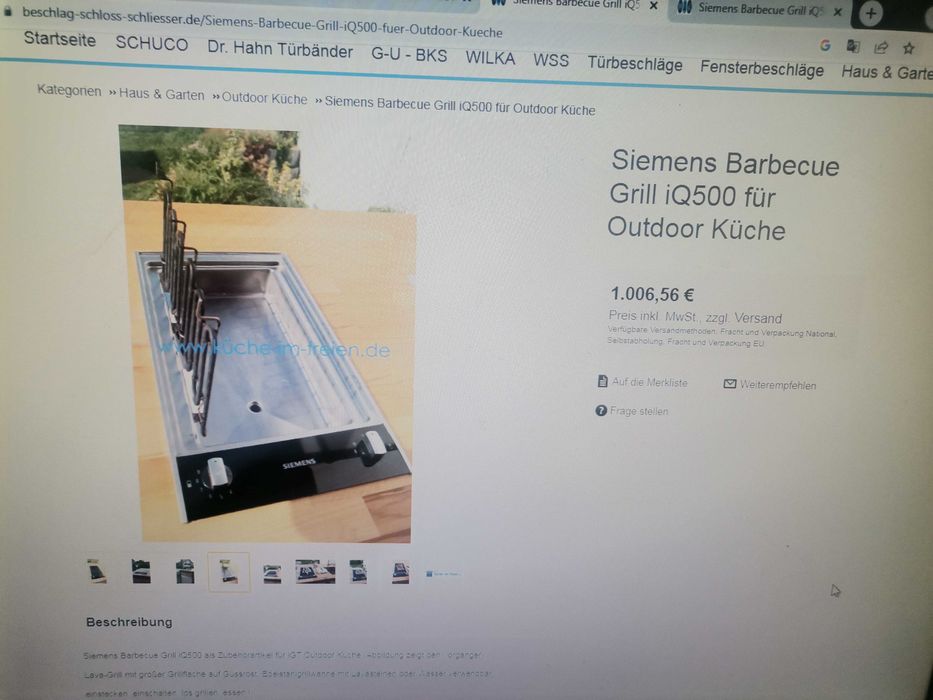 Siemens plita barbecue