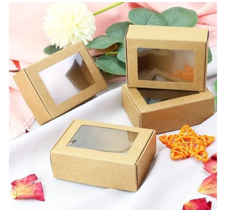 Коробочки крафт бумага