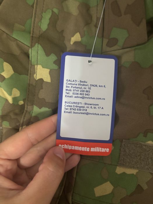 Veston militar nou