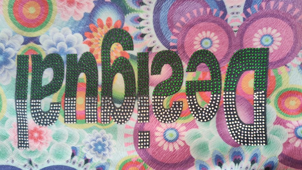 Голяма чанта Desigual с етикет