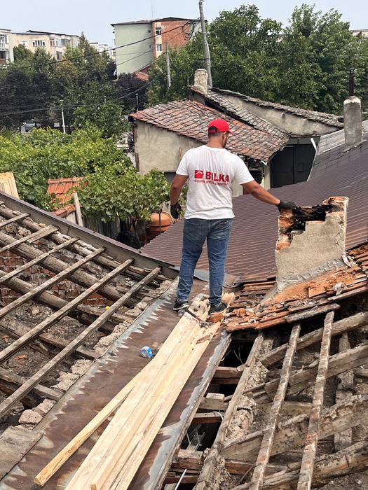 Construcții acoperisuri BILKA repartii dulgherie căpriori