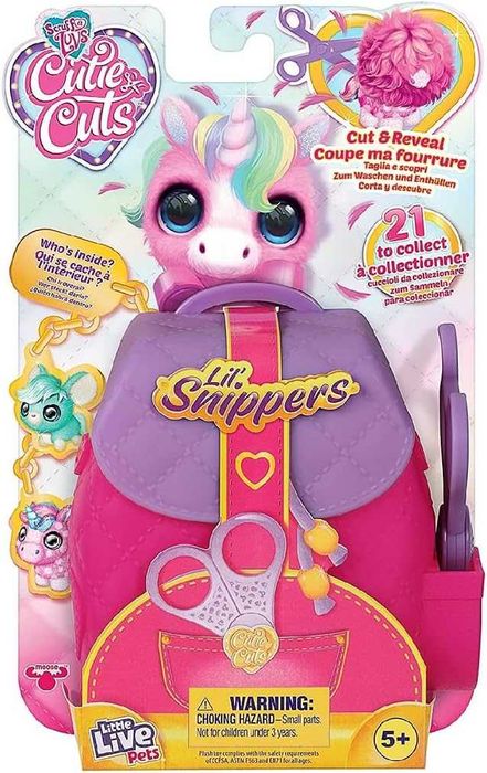 Плюшено кученце подстригване и прически в чантичка с аксесоари