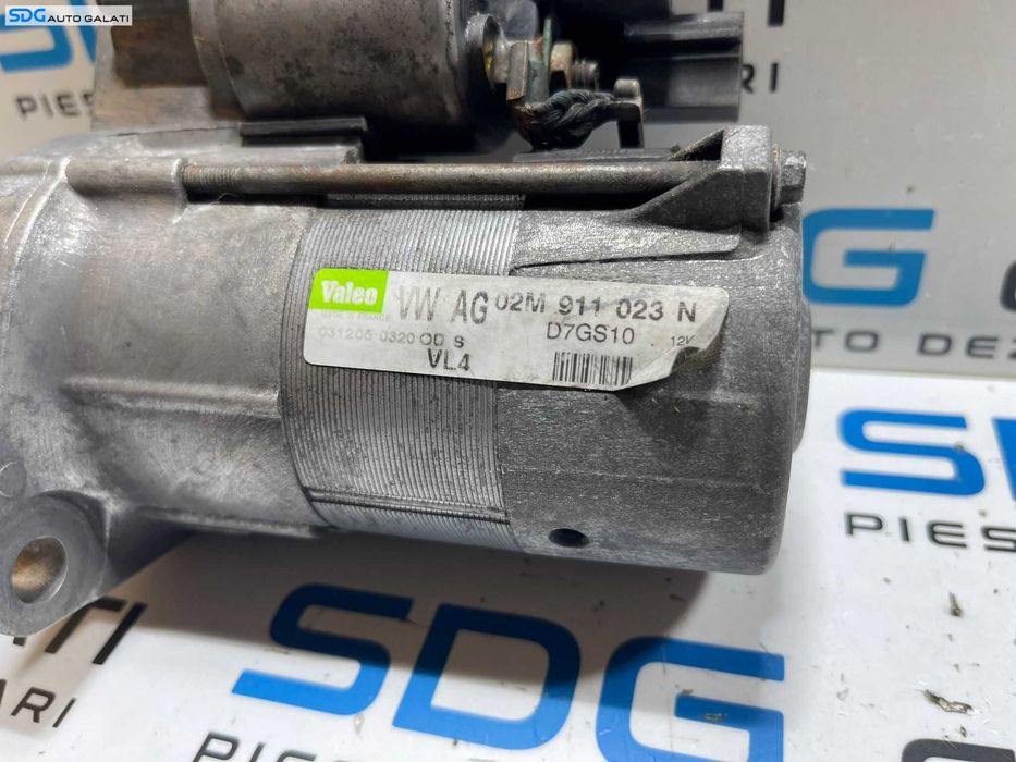 Electromotor cu 11 Dinti Audi A3 8P 2.0 TDI BKD AZV BUY CBEA CLJA CFFA CFFB BKD CBAA CBAB BMM BMN CFGB CBBB 2004 - 2013 Cod 02M911023N [B3604]
