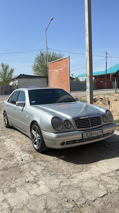 Бампер Мерседес 210 Е50 обвес пороги тюнинг