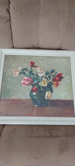 Tablou vechi,semnat,autor consacrat.