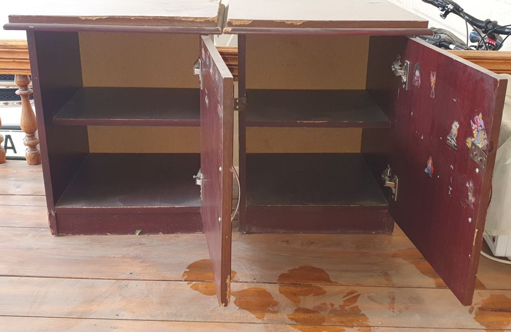 Шкафчики в хорошем состоянии