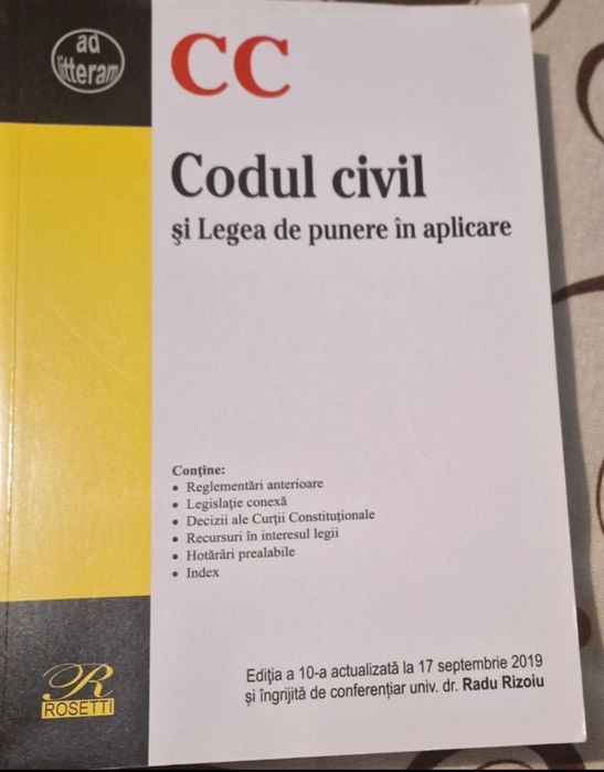 Cod civil și legea de punere în aplicare