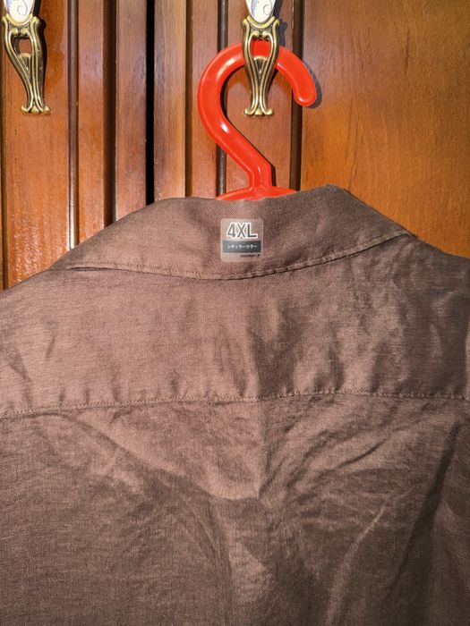 UNIQLO Premium Linen Long Sleeve Shirt размер 4XL