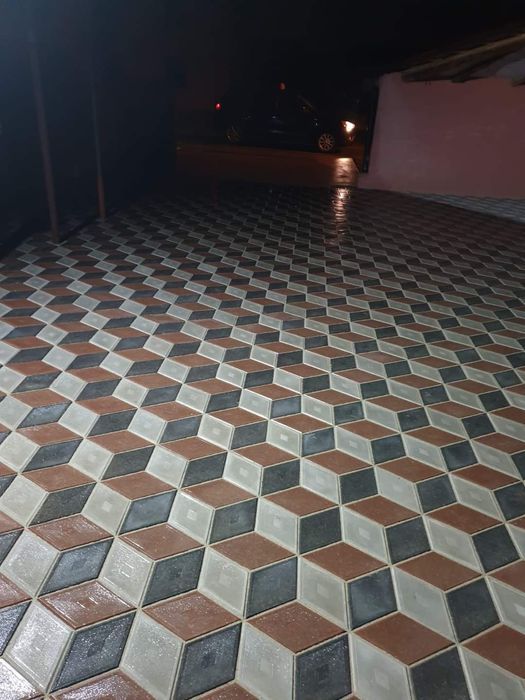 Fabrica Pavaje și pavele pentru zone rezidentiale model 40x40 Montaj