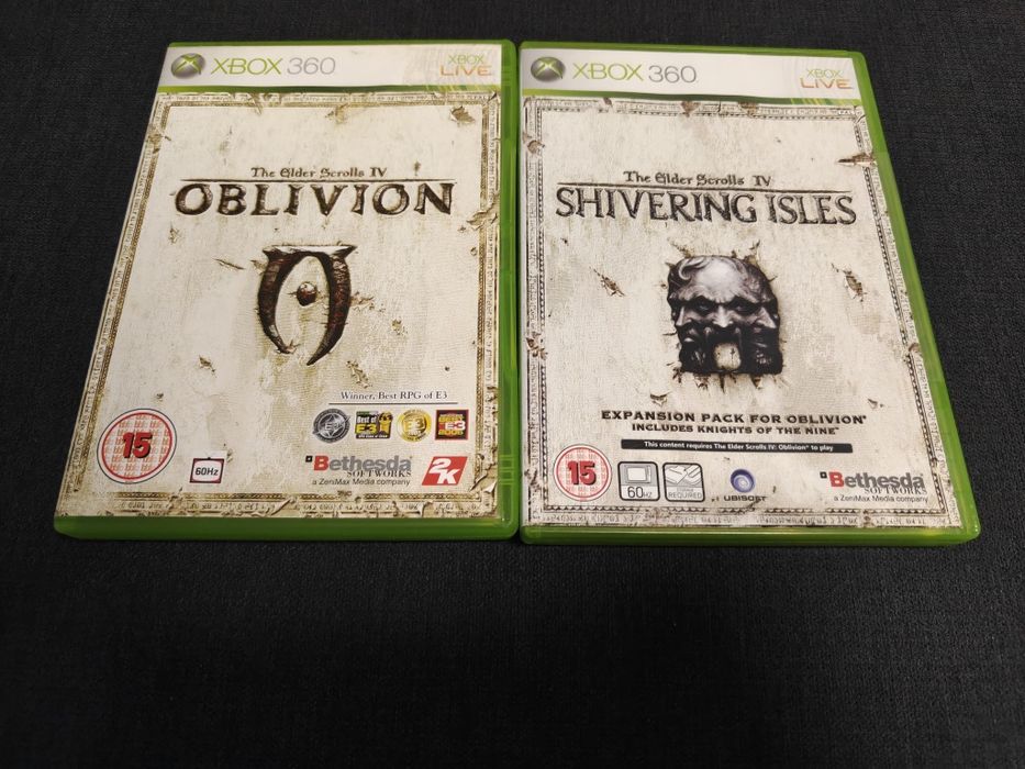 The elder scrolls 4 Oblivion si Shivering Isles dlc pentru Xbox 360, one și series x