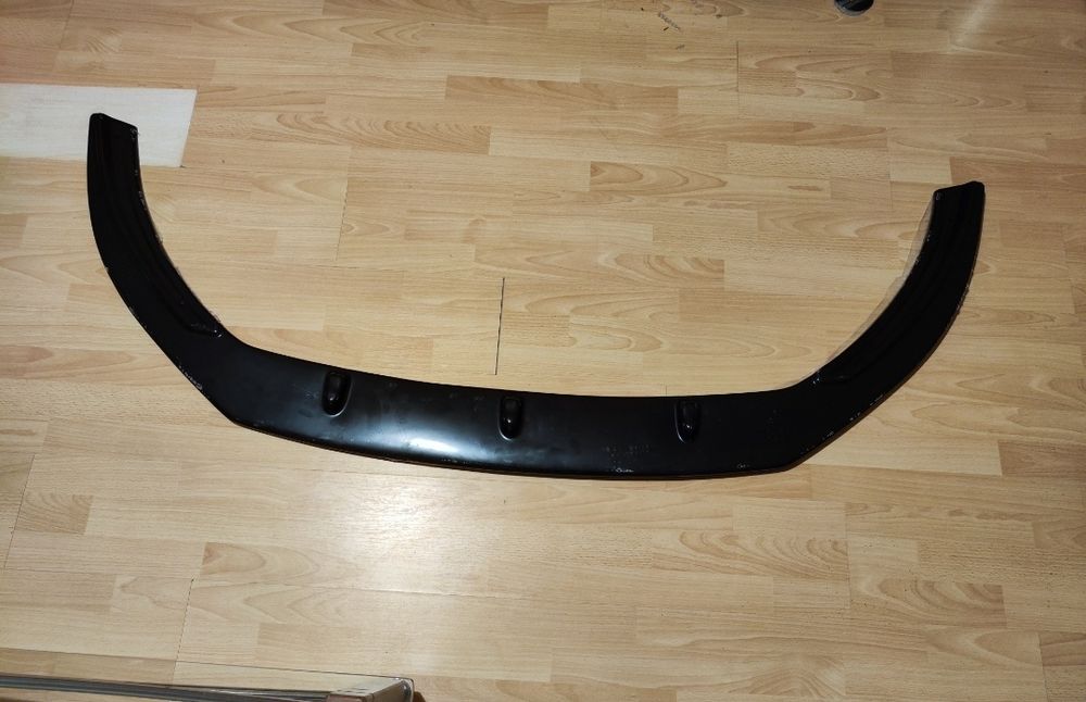Spoiler Lip Prelungire Bara Față VW Passat CC R-Line Facelift Negru