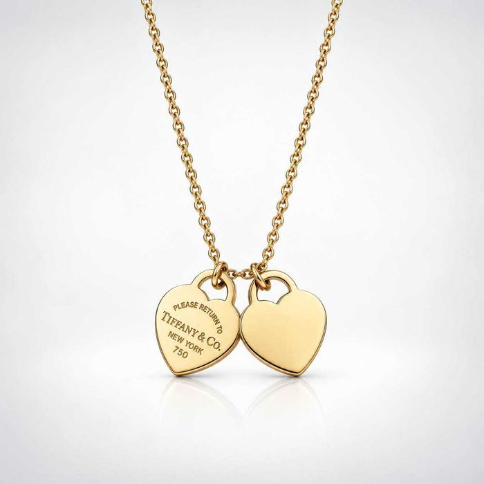 Колье Tiffany & Co Double Heart
