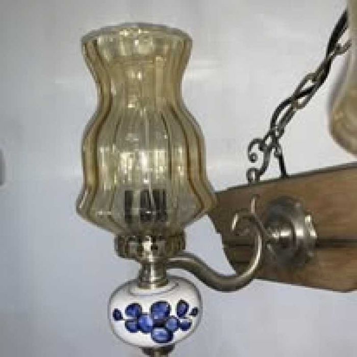 Candelabru decor terasa/filigorie/cabana