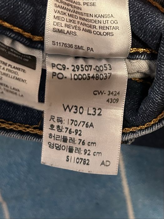Levi’s 502 Taper мъжки дънки W30 L32 – тъмносини