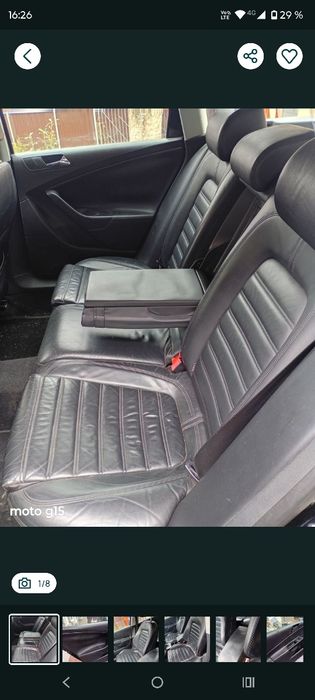 B6 c3 interior piele...
