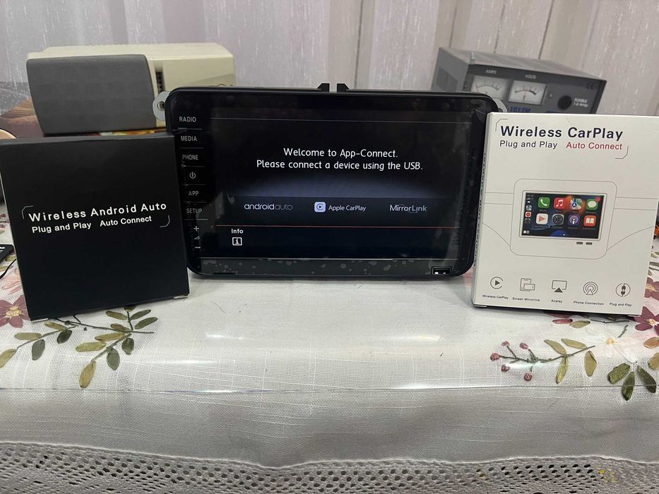 Multimedia RCD 580 vw-carplay-model MIB2-adaptor wireless bonus