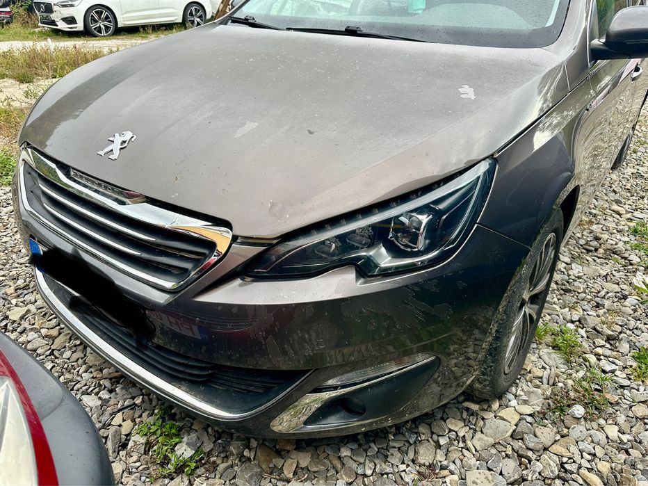 Fata completa Peugeot 308 2016 capota bara far full led aripa trager