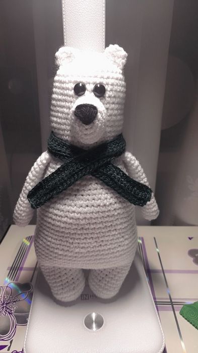 Вязаный северный медведь