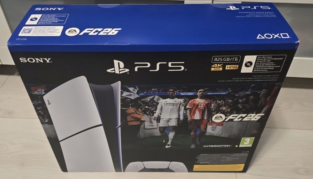 Consola Sigilata PlayStation PS5 Slim Digital Edition 1Tb FC26 Edition , 1 maneta, garantie 2 ani + o maneta garantie