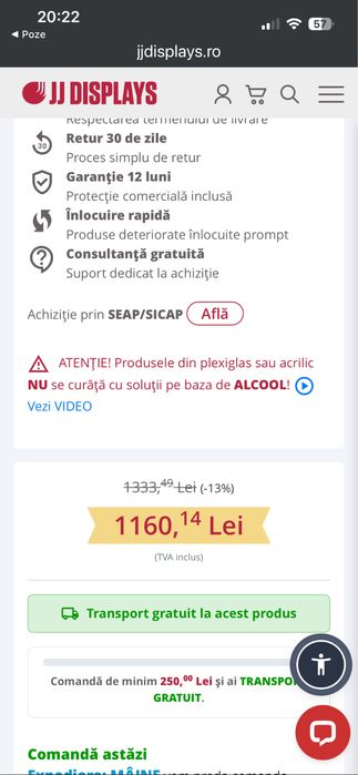 Masa tip expo cu personalizare si raft interior