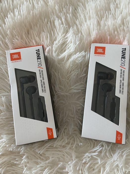 Casti audio in-ear cu microfon  Noi ! JBL T210, Black