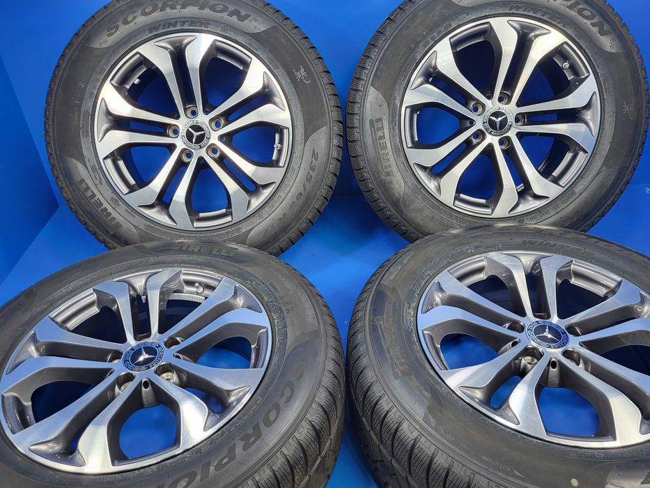 Vand jante Bicolore OE Mercedes R17 pt GLC X253 + anvelope 235 65 17