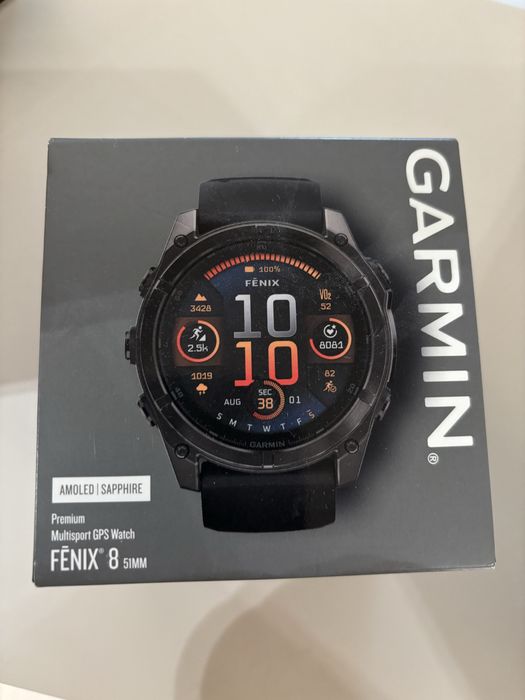 Garmin Fenix 8 AMOLED Sapphire 51mm — новые, запечатанные