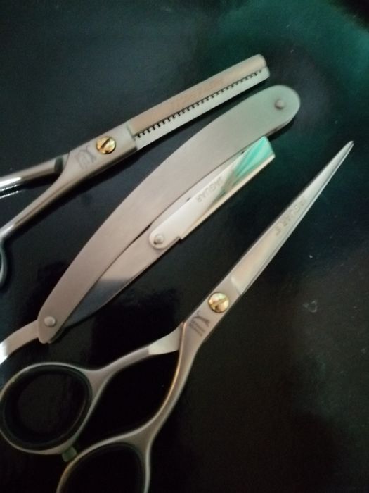 Set foarfeci profesionale jaguar tuns filat pieptăn 6