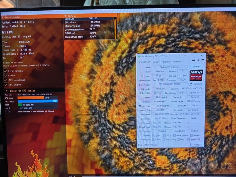 Rx 570 4gb от Dataland возможен обмен