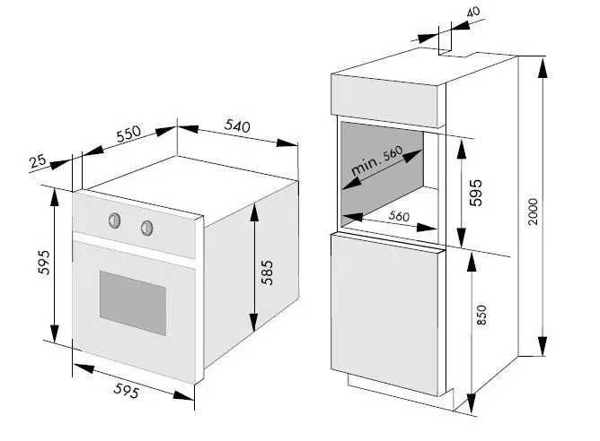 AMICA-фурна за вграждане