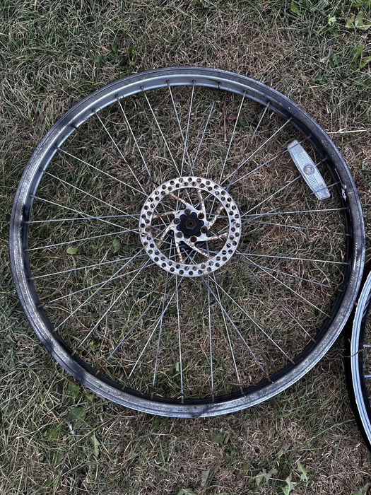 Set 3 roți bicicletă 26 inch (față și spate)