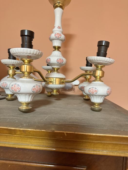 Люстра винтажная керамика, Обмен на шуроповерт