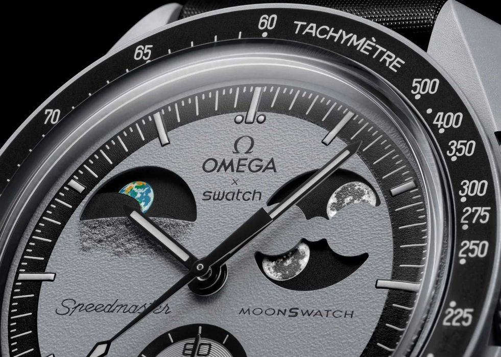 Ceas SWATCH X OMEGA MISSION To The Moon EARTHPHASE Nou 2025 Superb !!!