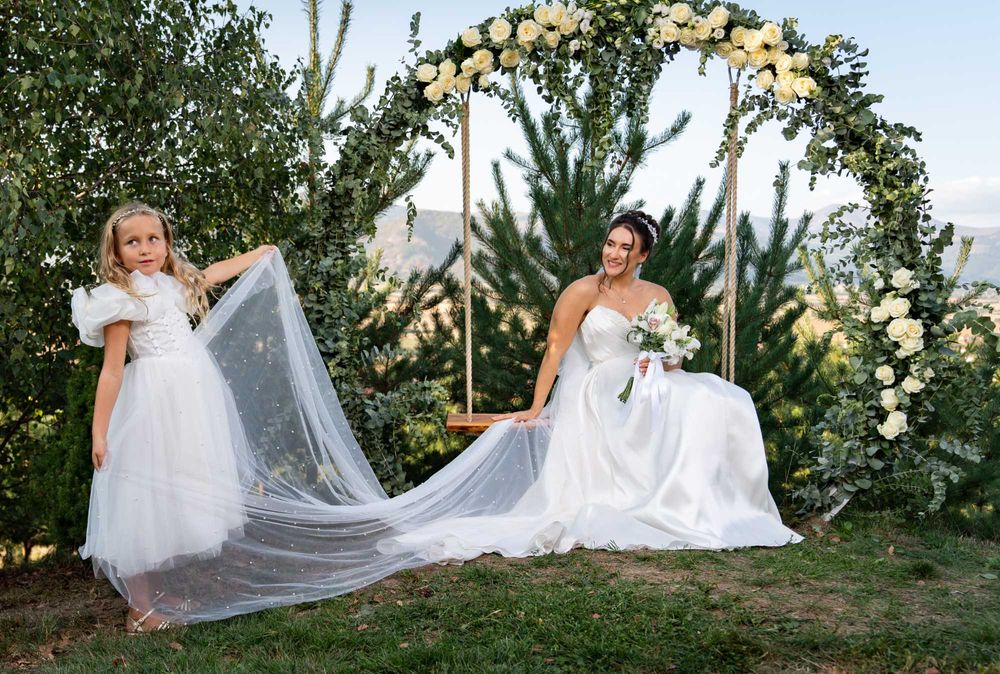 Уникална 2-в-1 булчинска рокля + ПОДАРЪК