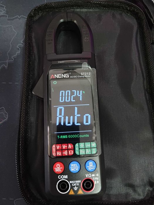 Multimetru Clampmetru, Aneng ST212 Black PRO