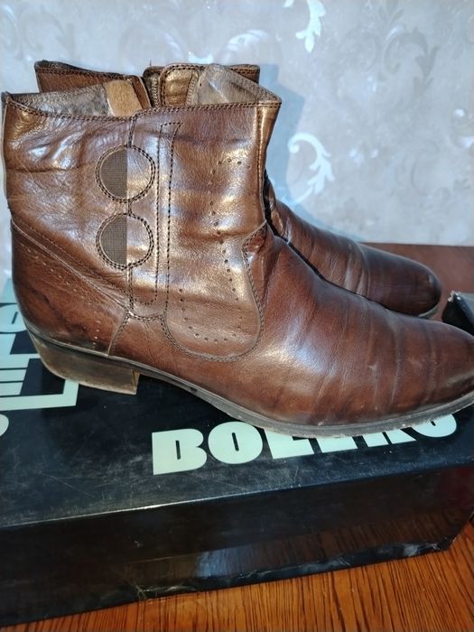 Мужские сапоги натуральные