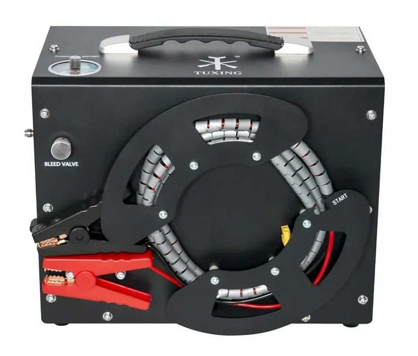 Преносим PCP въздушен компресор за високо налягане 300Bar. 12/220В.