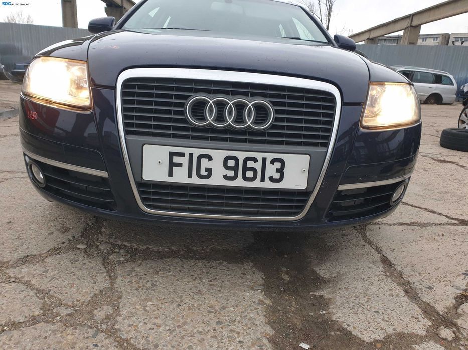 Bara Spoiler Fata FARA Grila cu Emblema Audi A6 C6 NFL Non Facelift 2004 - 2008 Culoare LZ5D [K0748]