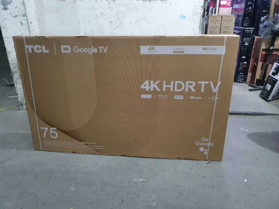 Телевизор TCL 65 4K HDR Google TV SMART 2025 новые модели
